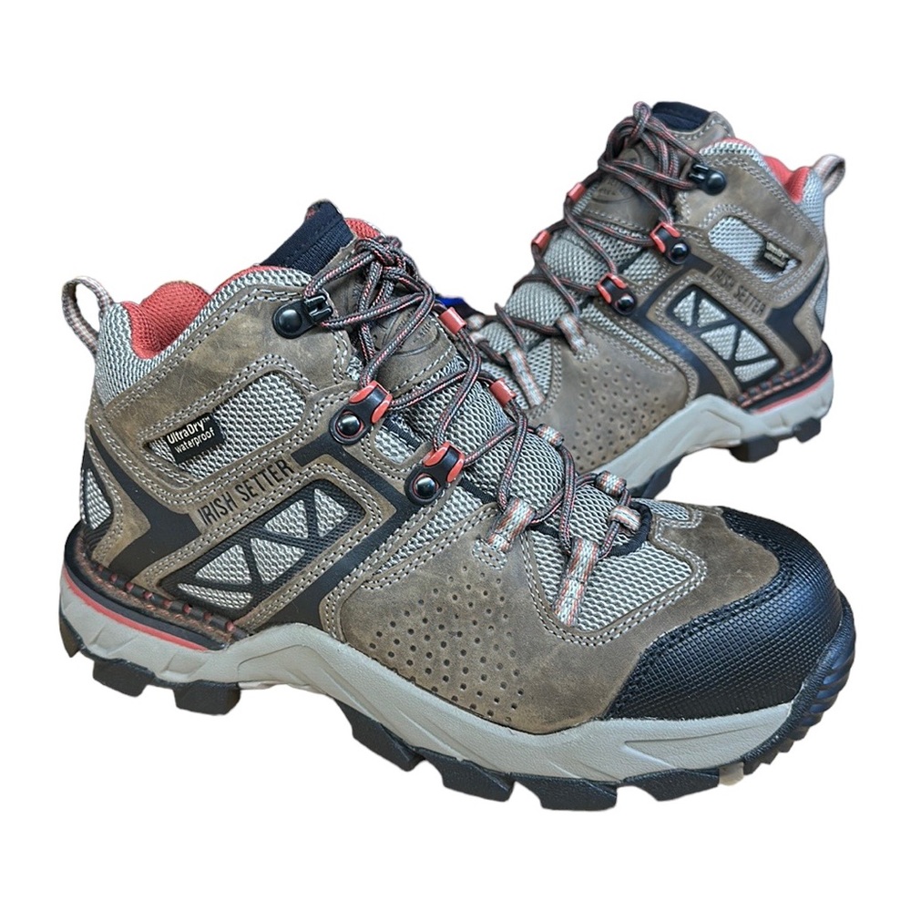 Red Wing Irish Setter Shoes 83212 Crosby Hiking Outdoors Work Boots Women’s 7.5 - Picture 3 of 15